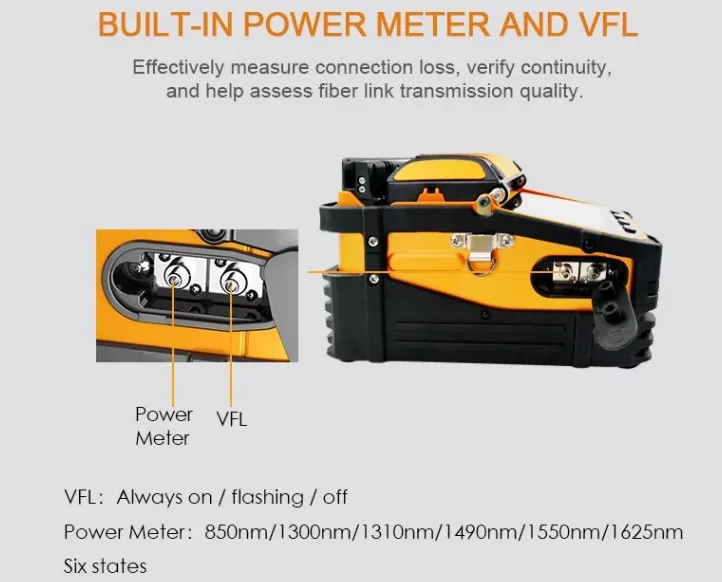 Manufactory Direct Fiber fusion Splicing Machine Splicing Machine Fiber Optic fusion Fiber Splicing Machine fusion Splicer