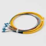 Fiber Optic Bundle Pigtail LC/UPC Connector 12 Color 0.9mm SM FTTH Pigtail