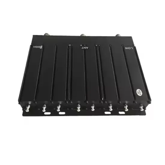 UHF Low 50W 400-470/350-380MHz Duplexer RF Combiner With 4.3-10 /N Female Connector