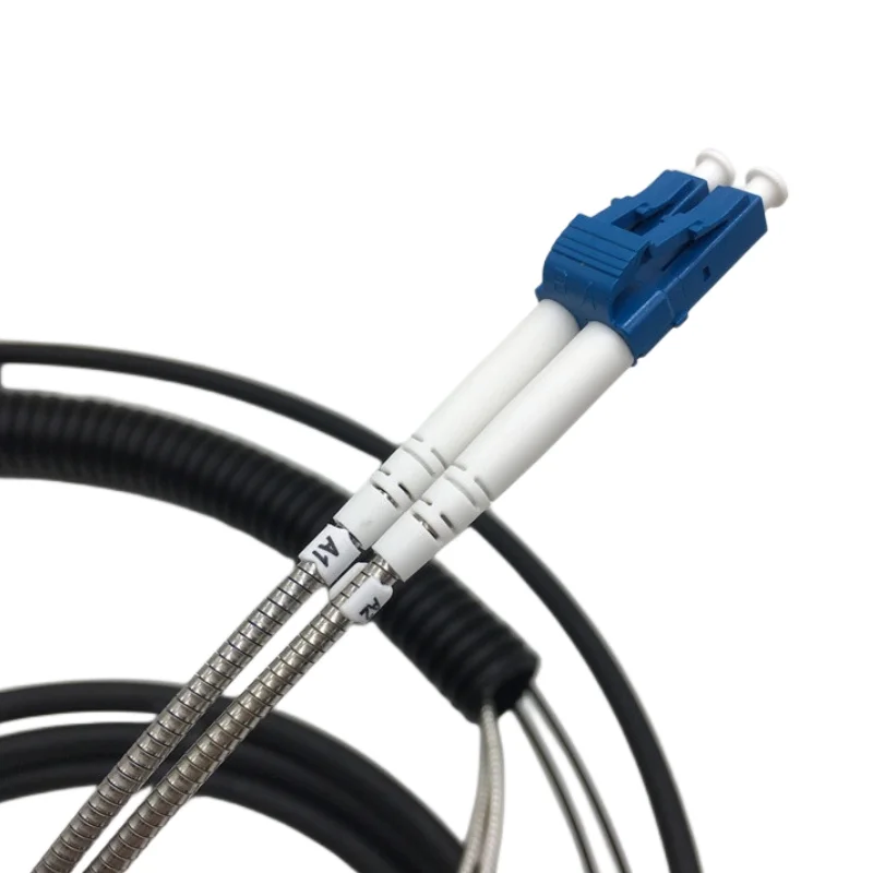 Optical Cable Assembly DLC/UPC to DLC/UPC Single-mode 2 Cores GYFJH-2G.657A2 Armored Branc