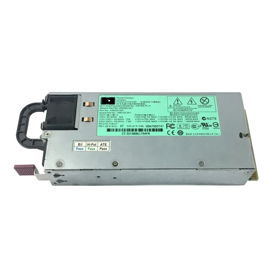 Original Brand 1200W HSTNS-PL11 490594-001/438203-001/498152-001 Server Silver Hot Plug Power Supply PSU in Stock-boxintelecom