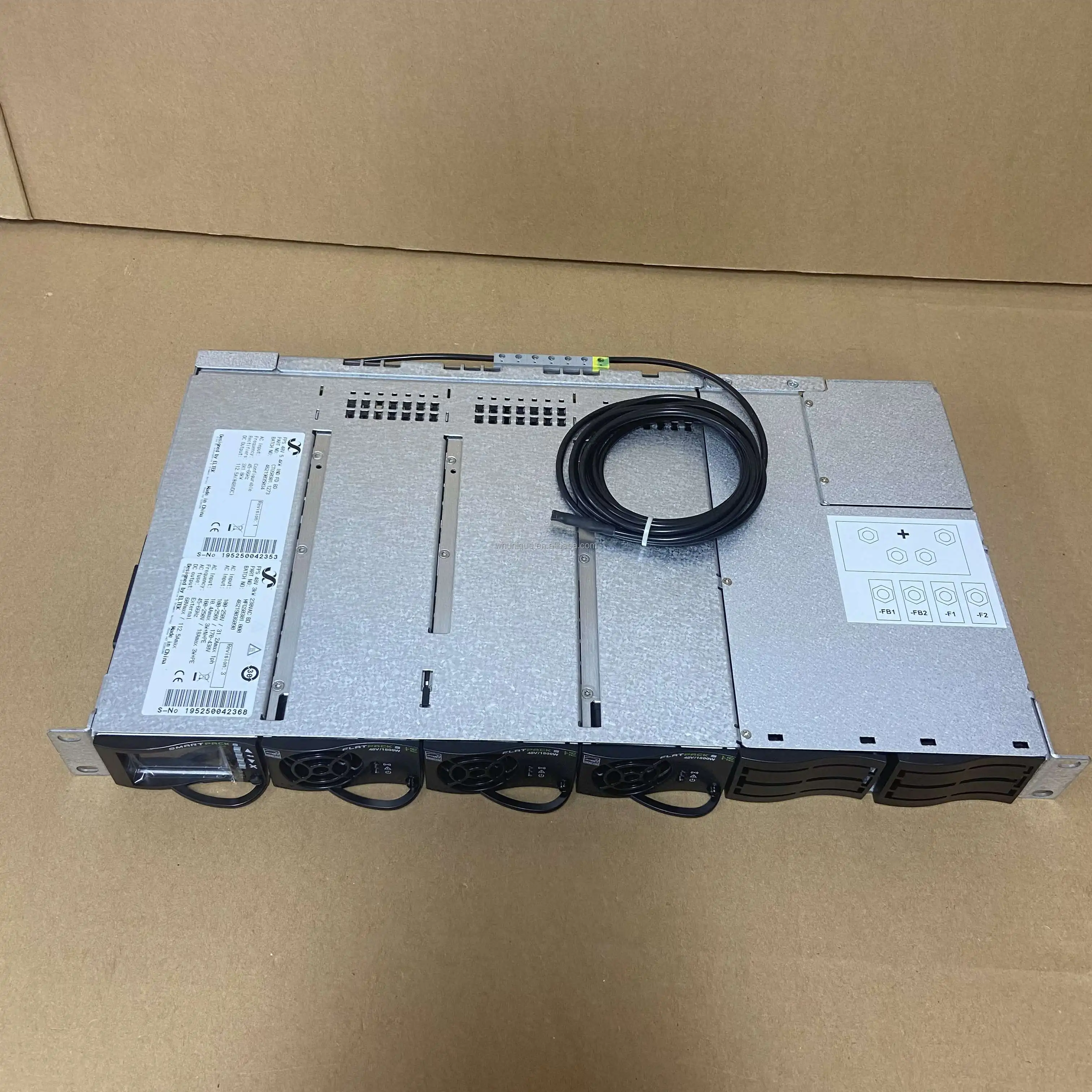 CTOS0301.1273  FPS 1U/3R Eltek Telecom Site DC Power Supply System 6KW