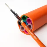 PA Micro Air Blown Fiber Optic Cable 12-144 Cores High Fiber Density Lightweight for Duct 