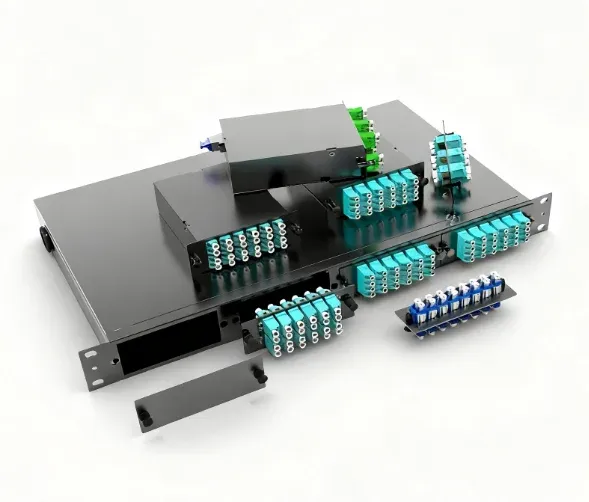 ODF Fiber Distribution Frame 19-Inch Rack Mount Termination Box 24/48/96 Core Sliding Type