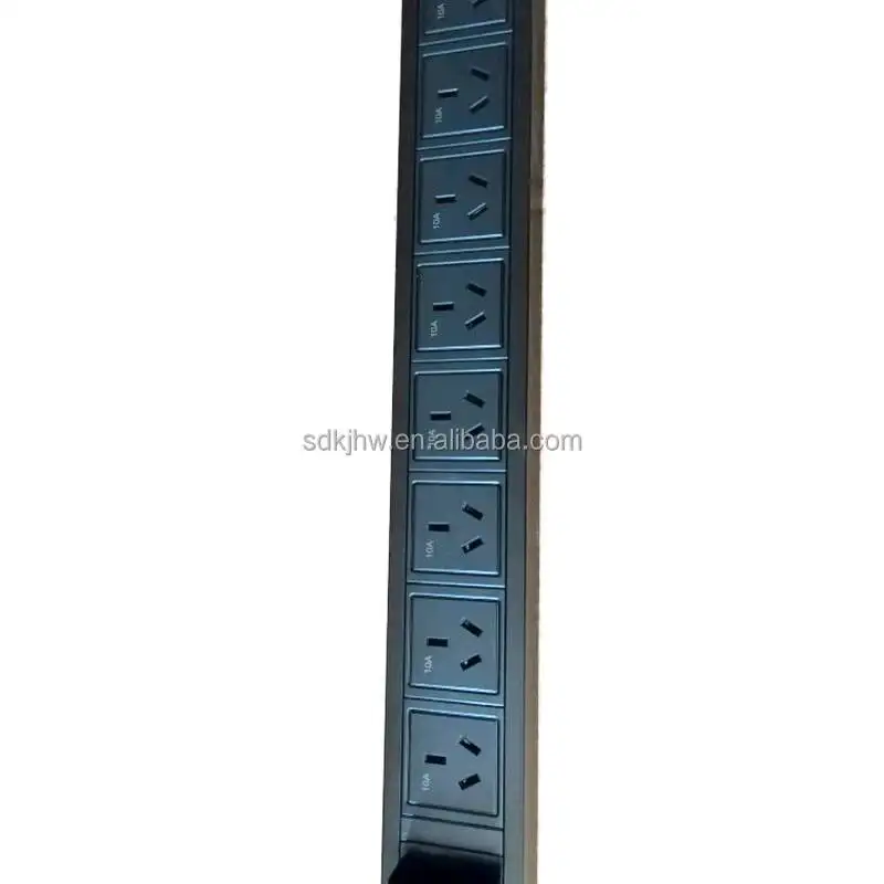 PDU F0261628 F0130717 240V 40A 1U 1P Single Phase Cabinet Socket Mount Rack Universal Type Basic Power Distribution Unit 6
