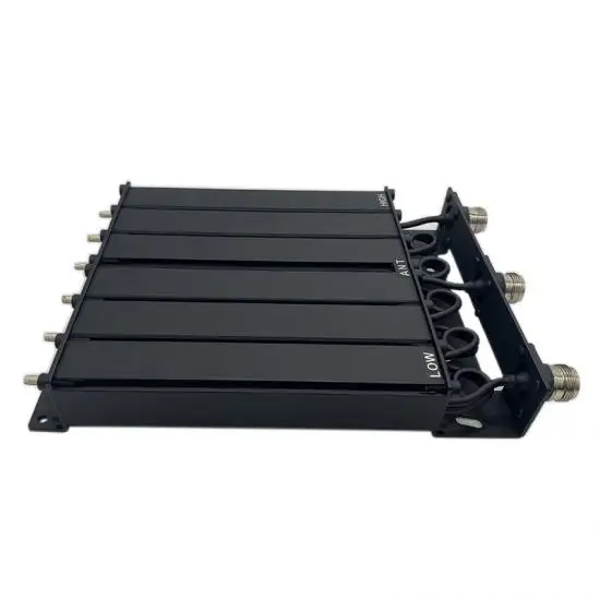 50W Duplexer Manufacturer 380-400MHz 50W 6 Cavity UHF Duplexer
