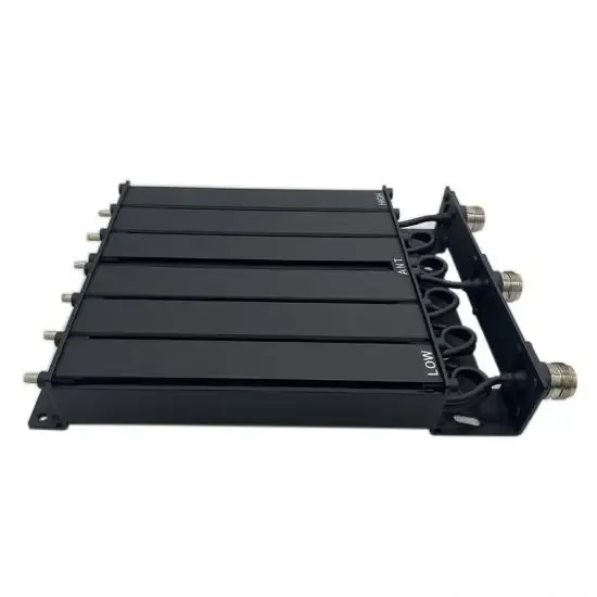 50W Duplexer Manufacturer 380-400MHz 50W 6 Cavity UHF Duplexer