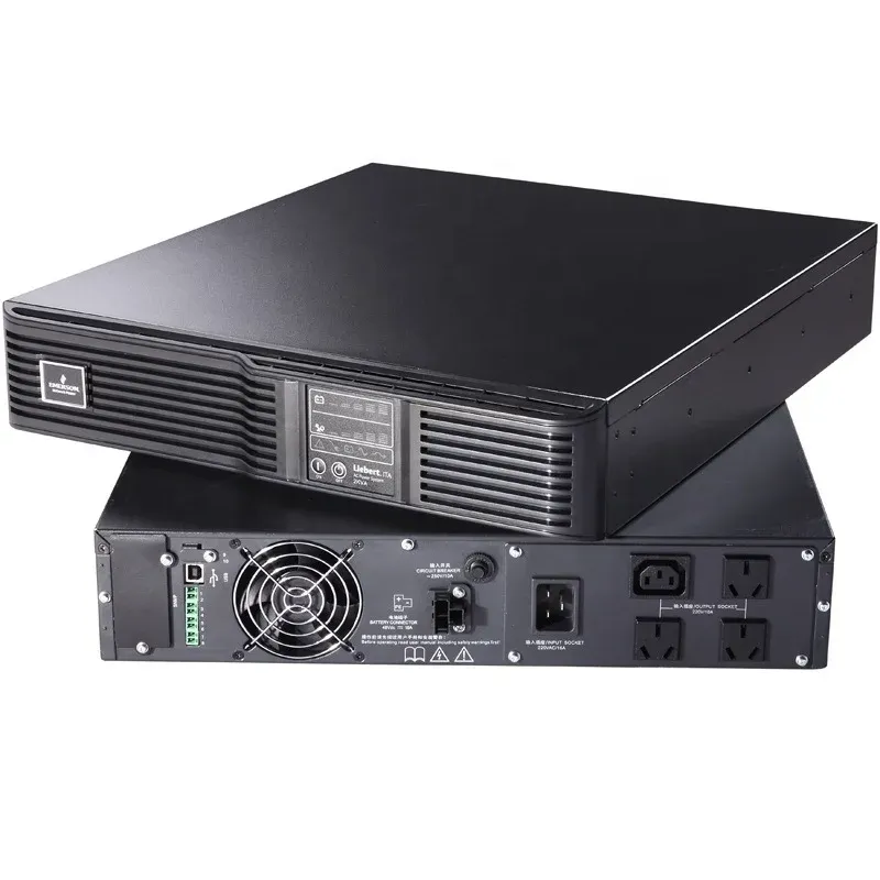Emerson UHA1R-0010L Rack UPS uninterruptible power supply 1KVA/900W dual conversion online-boxintelecom
