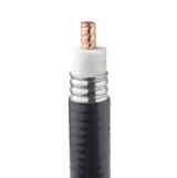 Feeder Cable 1/4" Superflexible RF50-6 Copper Corrugated Coaxial Cable (Fire Retardant) DC