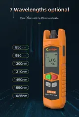 MINI KPM-11M Fiber Optical Power Meter Attenuation Tester Muti-Wavelength Visual Faultocat