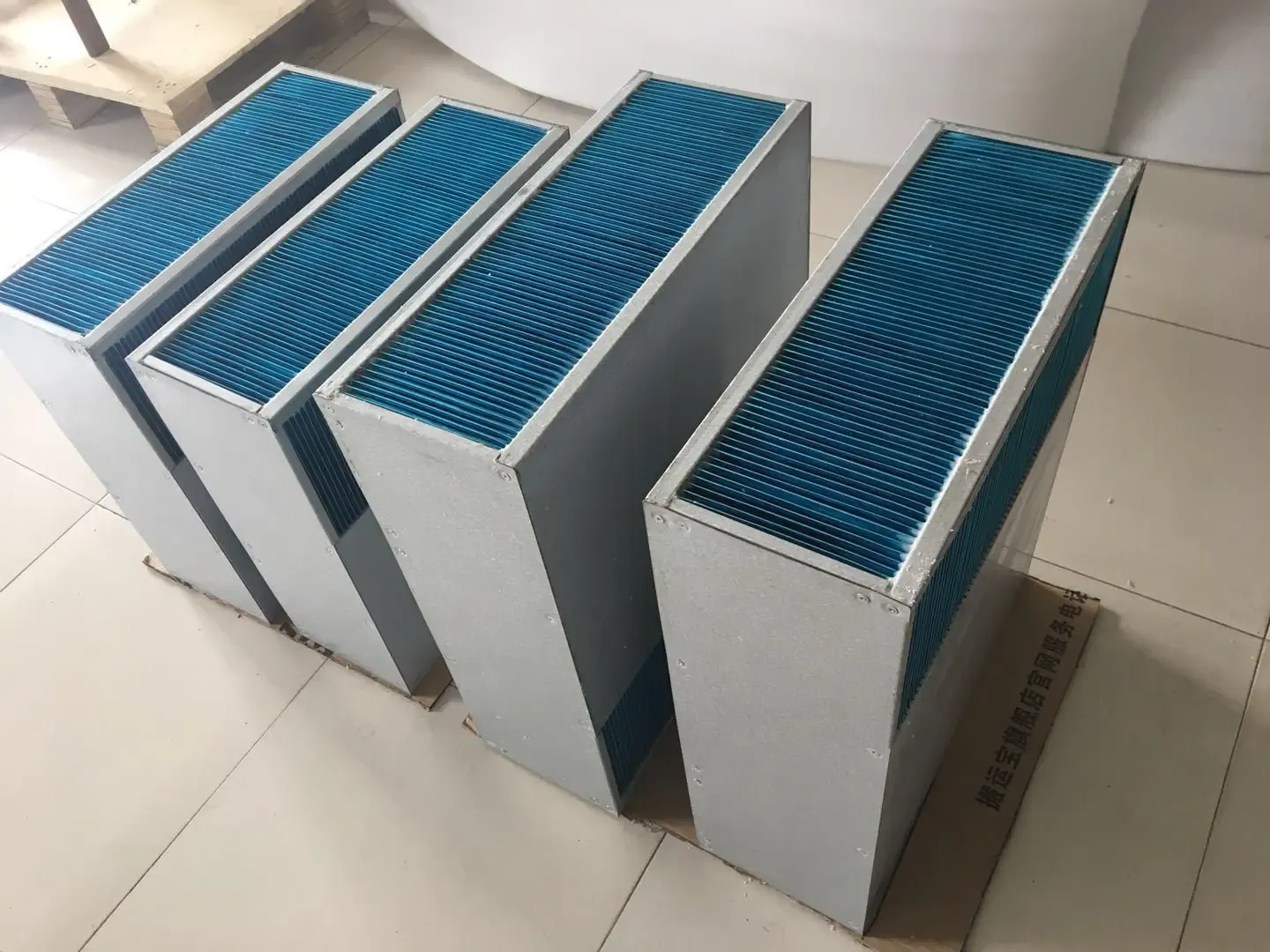 Aluminum Heat Exchanger Core air to air Counter Flow Reverse Flow for Outdoor Cabinet Cooling System-boxintelecom