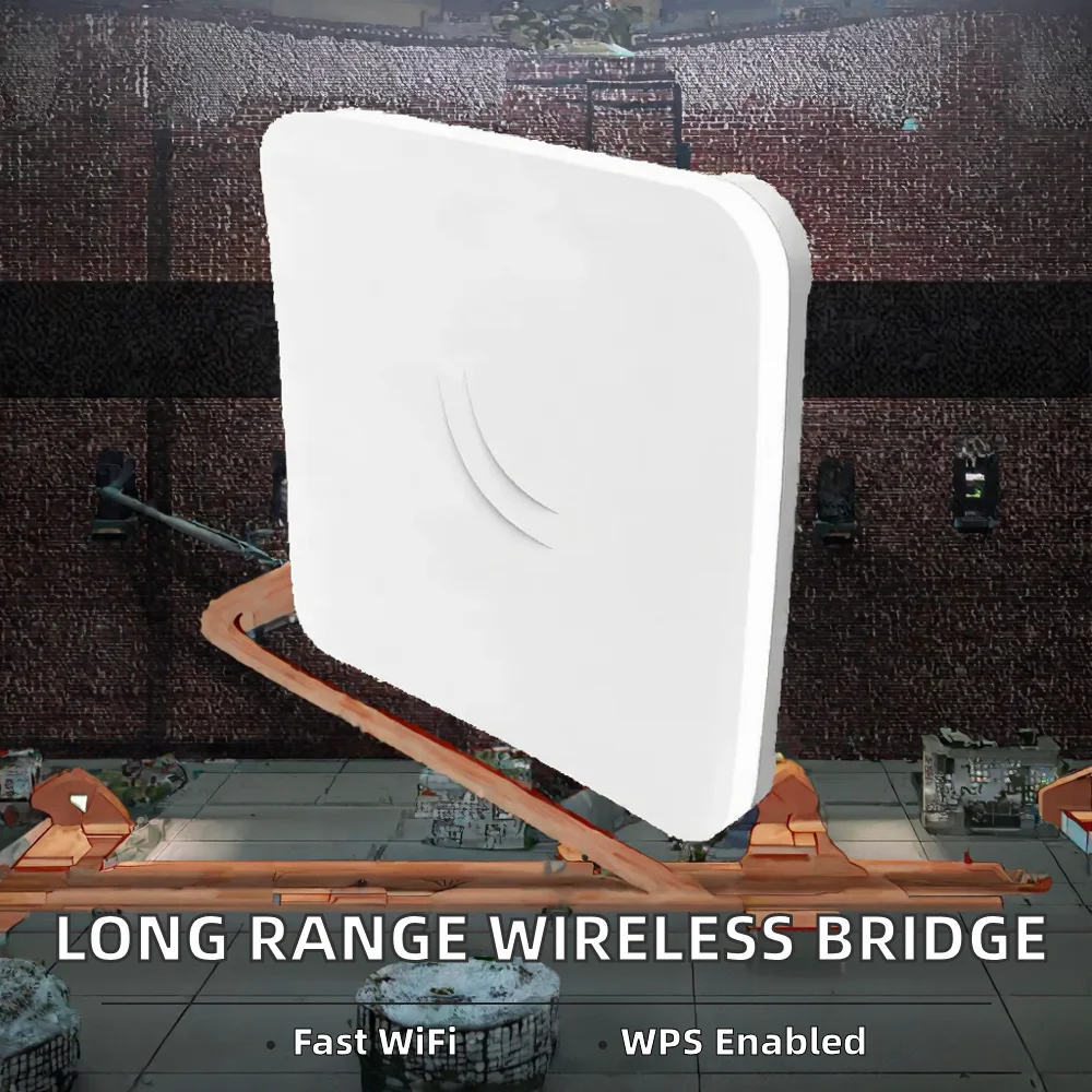 High Quality RBSXTsq2nD Wired Bridge System Long Distance Point-to-point Integrated Antenna SXTsq Lite2 Outdoor New VPN-boxintelecom