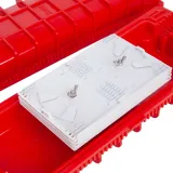 48/96 Core FTTX Fiber Optic Splice Closure 2-In/2-Out Joint Enclosure Optical Equipment