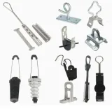 Ftth Cable Metal Bracket  Galvanized Fiber Cable  Draw Hook Post Bracket for Fiber Optic D