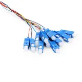 Fiber Optic Bundle Pigtail SCUPC Connector 12 Color 0.9mm SM FTTH Pigtail
