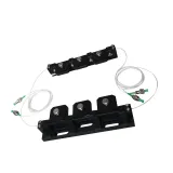 Singlemode 1060/1310/1550nm Black 3 Paddle Manual Mechanical Polarization Controller Green