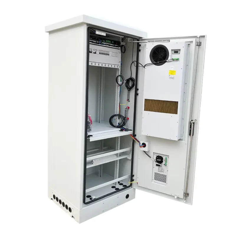 RH Smart City Outdoor Communication Cabinet 200A 240V IP55 Temperature Controlled Power Distribution Equipment 6 Sockets-boxintelecom