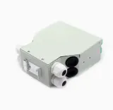 1.5U DIN Rail Fiber Optic Terminal Box LC Duplex Fiber Distribution Box Industrial Wall Mo