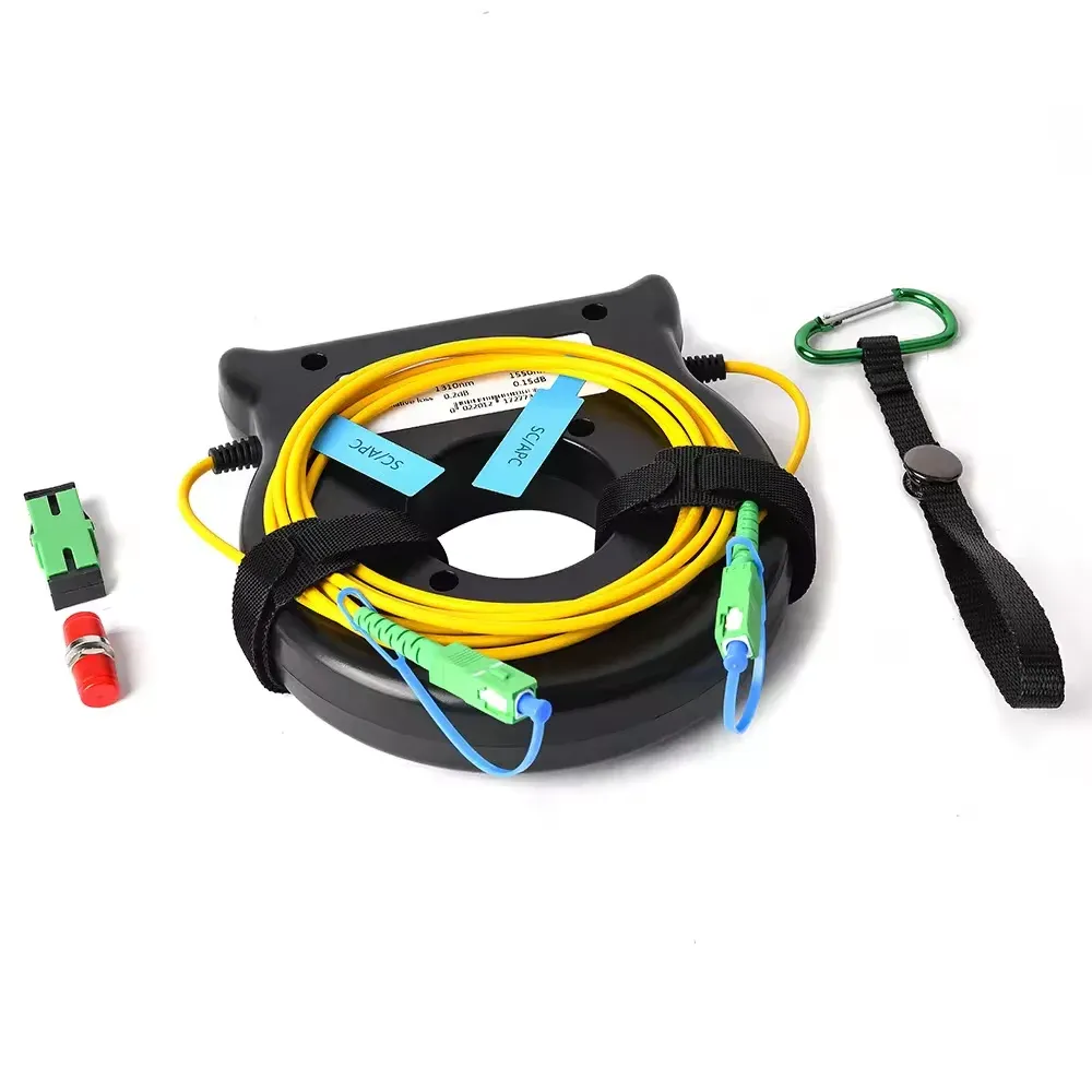 FTTH Optical Product Fiber Optic Tool SC/APC-SC/APC SM G652D 300M OTDR Launch Cable Ring-boxintelecom