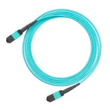 OEM MPO-MPO 40G/100G 8/12/24 Core OM3/OM4 Multi-Mode Fiber Optic Jumper Patch Cord for FTT