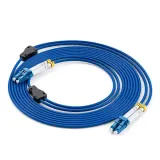 Anti-Mouse Bite Armored Fiber Optic Cable Telecom Grade 5m Single Mode Dual Core Pigtail L