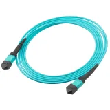 100G MPO-MPO OM3 Fiber Optic Patch Cable, 8-Core Multimode High-Speed Jumper for Data Cent
