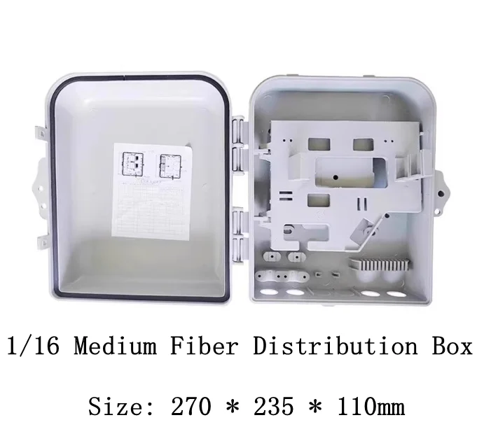 16/24/32 Core Fiber Optic Distribution Box, Indoor/Outdoor Optical Fiber Junction Box for Telecom and FTTH OEM Available-boxintelecom