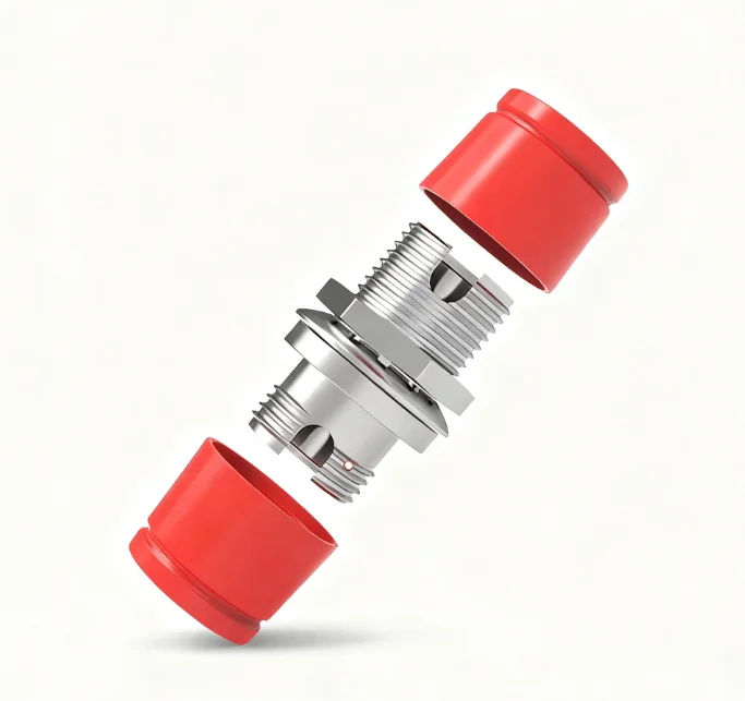 SC/LC Fiber Optic Adapter Quad Coupler OM3/OM4 Multimode Flange Type Connector Extender OEM Telecom Grade-boxintelecom