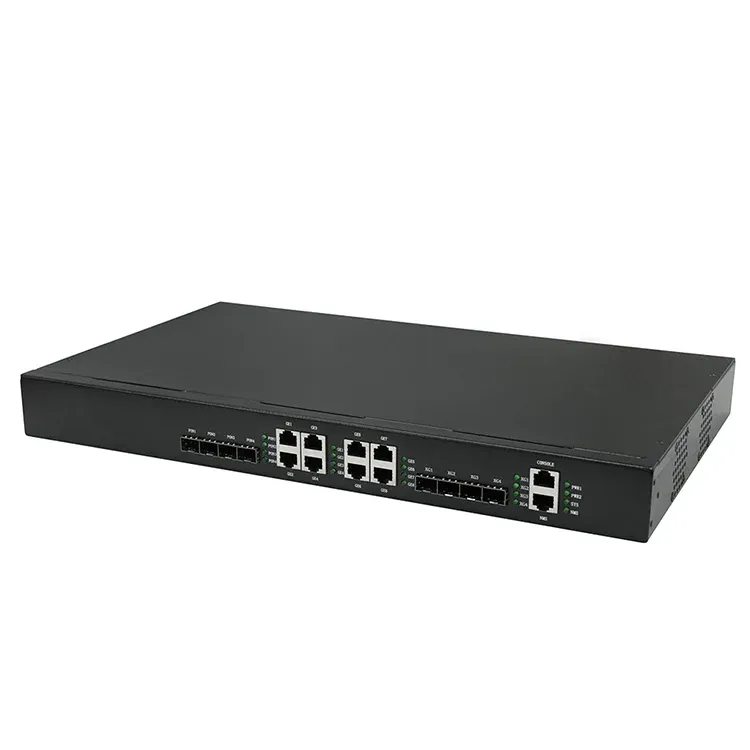 Fiber Optic Equipment OLT EPON Triple Play FTTB FTTH 1U 4 Port EPON OLT-boxintelecom