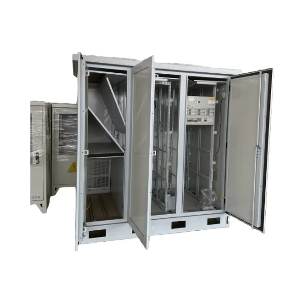 Outdoor Integrated Non-Metallic Fiberglass Cabinet for Communication Equipment IP55 Protection for Base Station Air Conditioning-boxintelecom