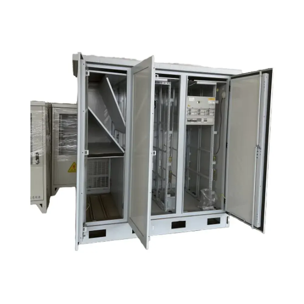 Outdoor Integrated Non-Metallic Fiberglass Cabinet for Communication Equipment IP55 Protection for Base Station Air Conditioning-boxintelecom