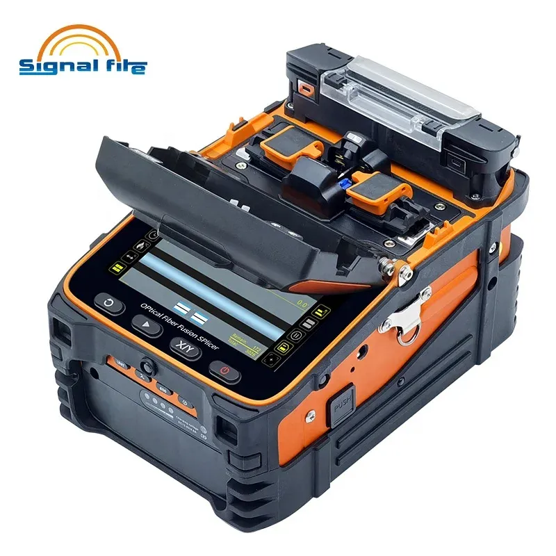 Al-90 Ai9 Six Motors Fiber Optic Equipment  Fiber Optic Welder signal Fire Optical  fusion Splicer-boxintelecom