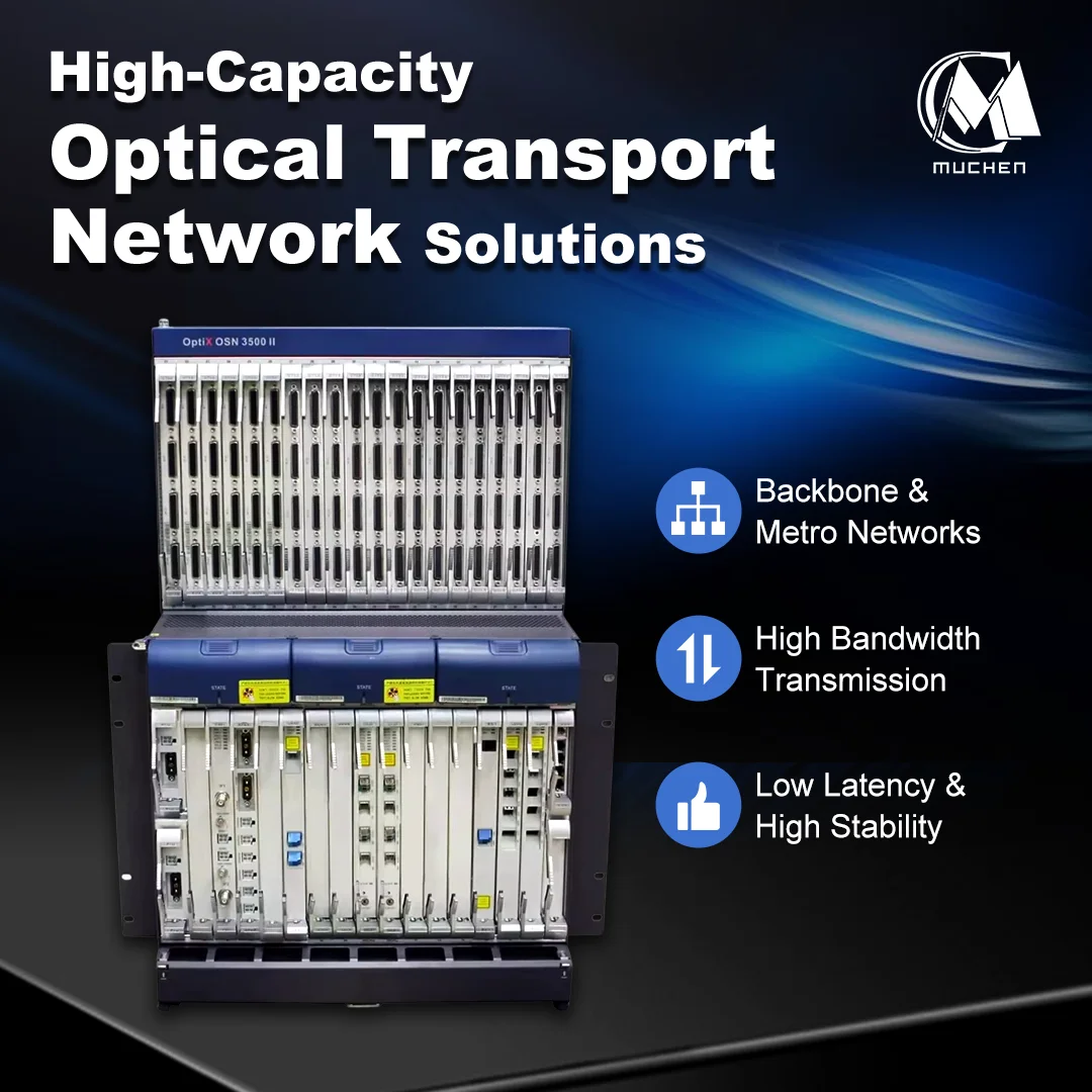 OptiX FTTH Communication 1550nm Wavelength Fiber Optic Transmitter OSN 7500II 4x10G Hybrid Service Processing Board for 5G-boxintelecom