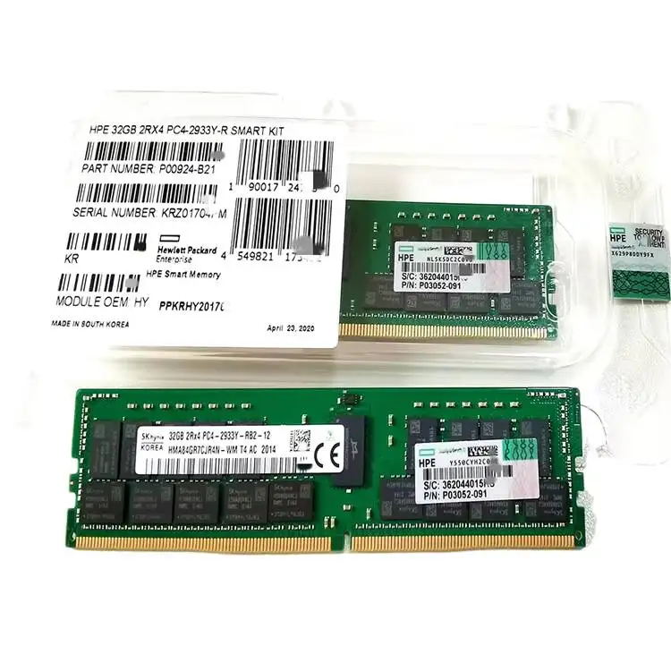 Original Hpe DDR4 2400 2133 Server Memory Ram Smart Kit for HPE