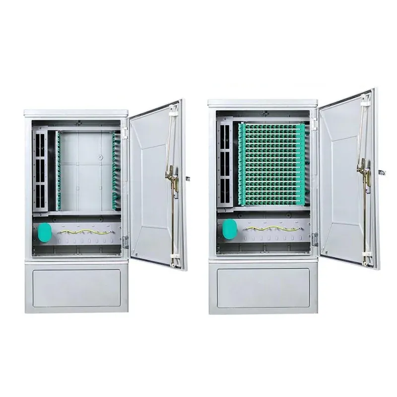 Fully Equipped 576/288 144 Core SC Optical Fiber Cable Distribution Box Outdoor Floor-Standing Wall-Mounted Equipment-boxintelecom