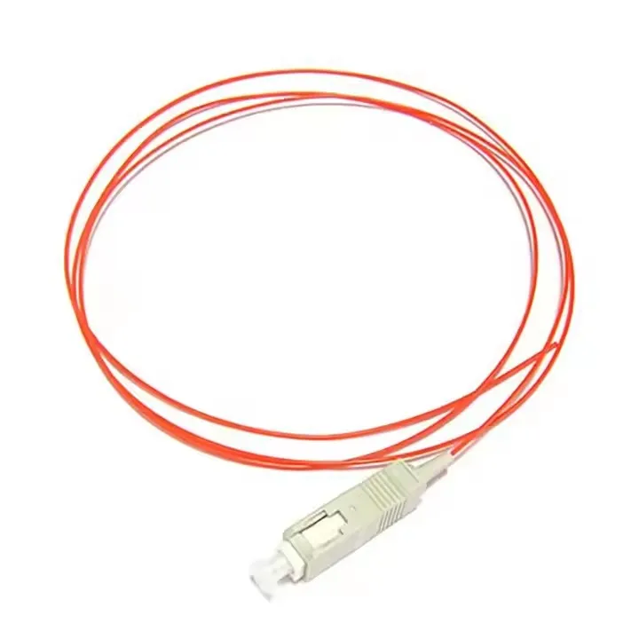 SC UPC OM2 62.5/125 Multimode Fiber Pigtail for FTTH Network Telecom Use