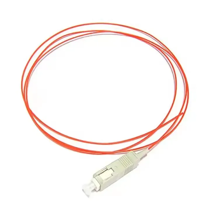SC UPC OM2 62.5/125 Multimode Fiber Pigtail for FTTH Network Telecom Use