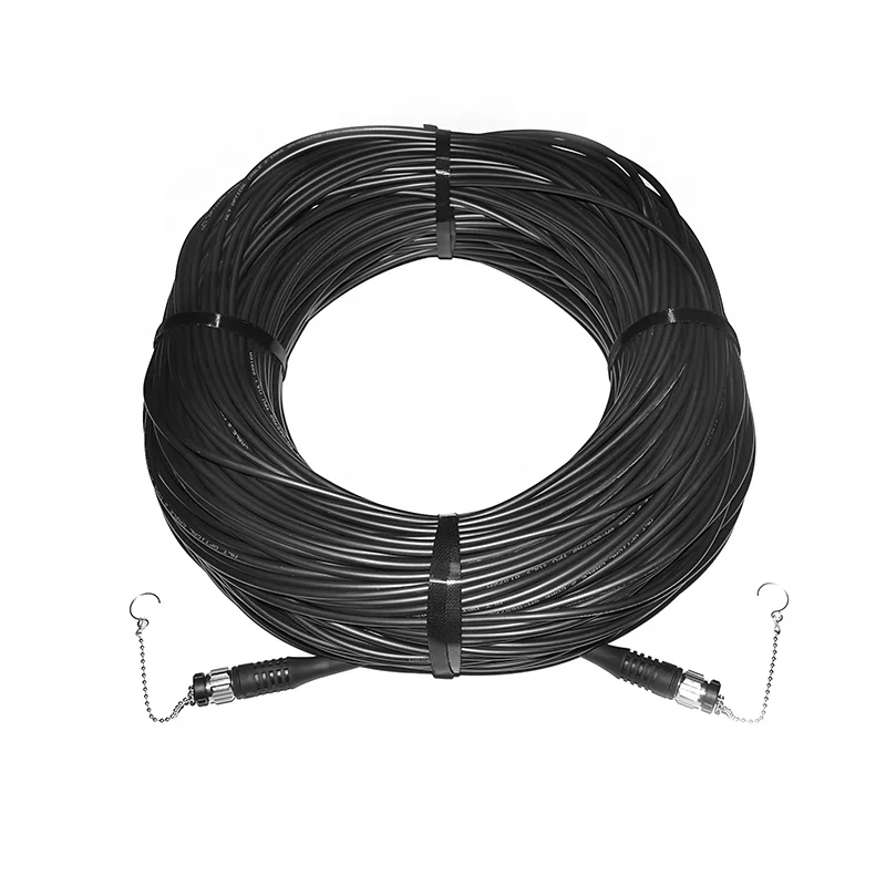 FTTA Waterproof Armored Fiber Optic Patch Cord AARC Outdoor Wireless Lan Cable Assemblies 