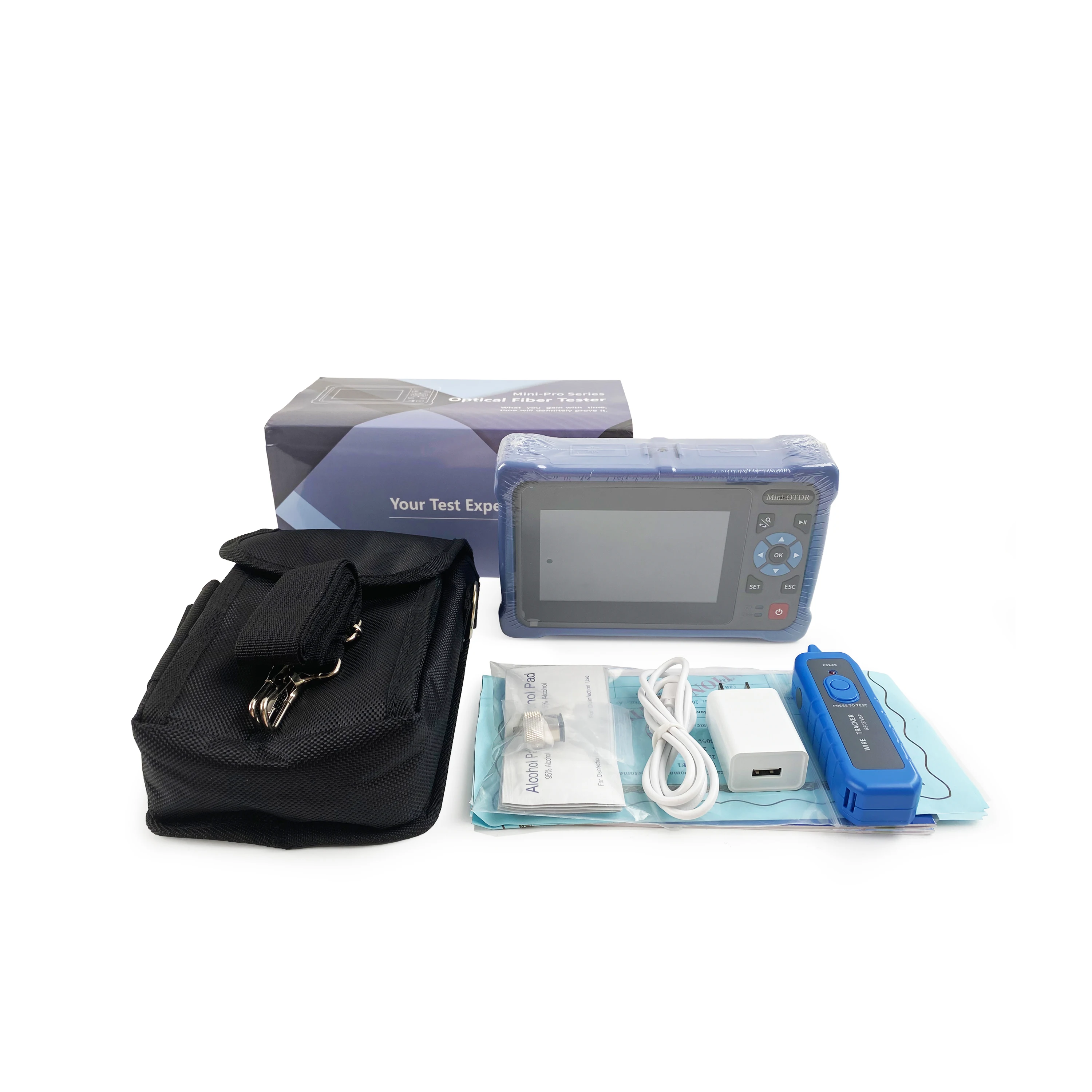 NOVKER NK4000 OTDR with VFL OLS OPM Event Map Fiber Optical Tester Multi-function12 Functi