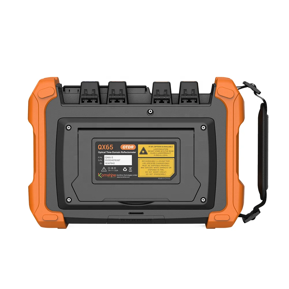 Komshine Optical Time Domain Reflectometer QX65 Mini OTDR 1310/1550/1625nm 26 24dB VFL OLS OPM RJ45 Event Map-boxintelecom