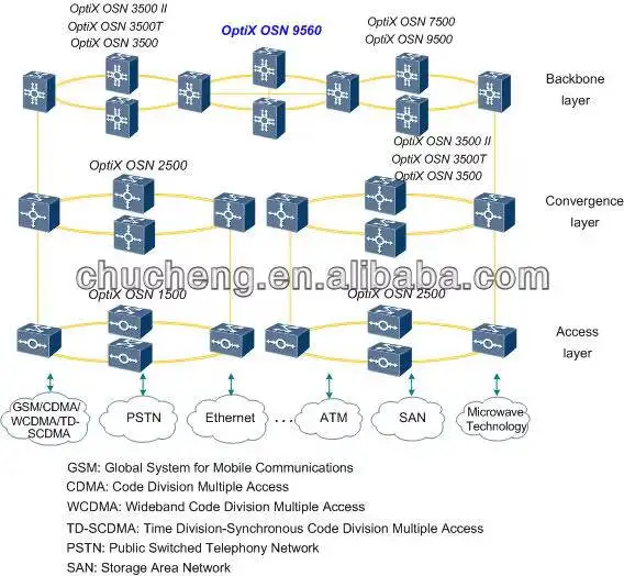 OSN 9560 Fiber Optic Ethernet DWDM 0