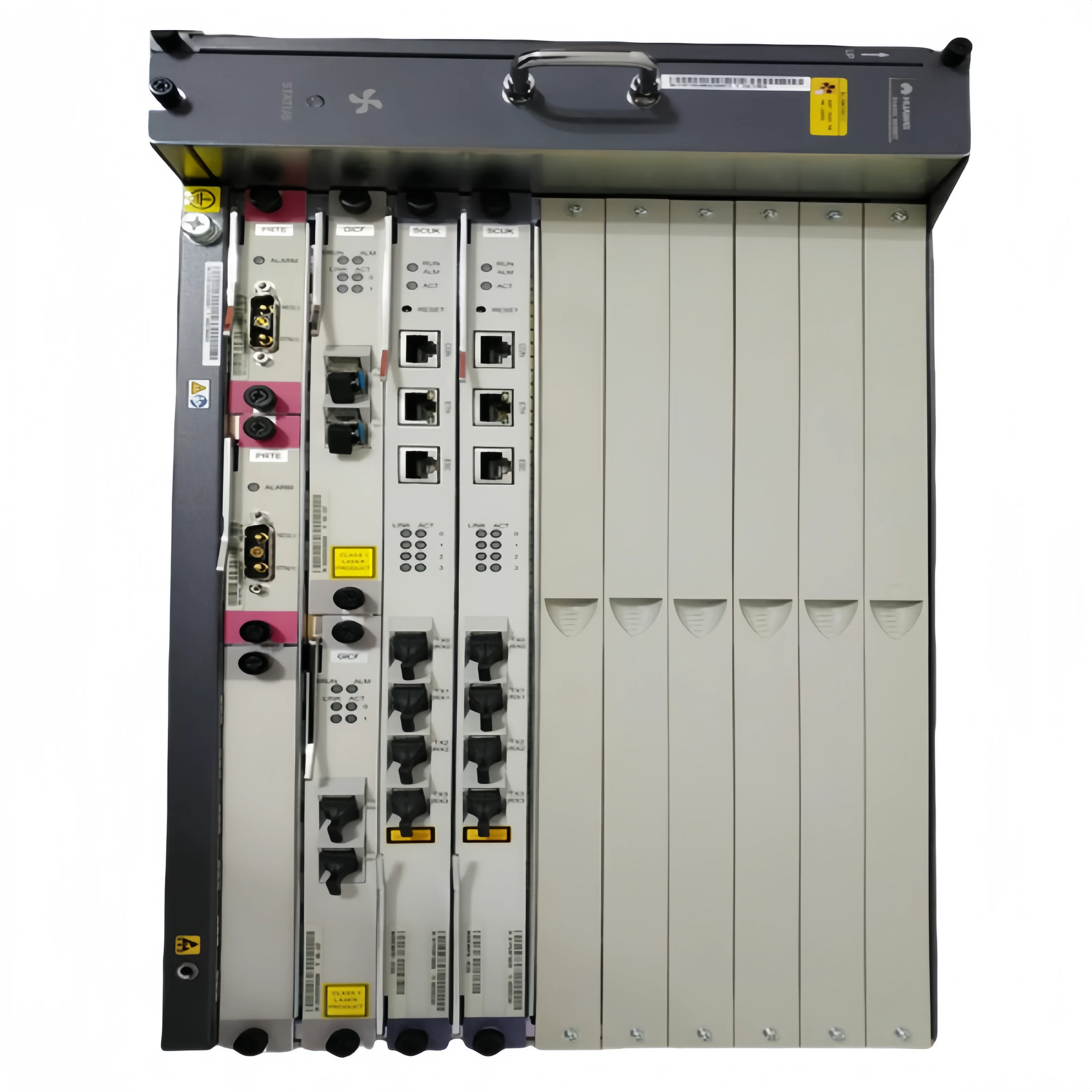 FTTH 19 Inch GPFD 16ports Optical Line Terminal OLT SmartAX MA5683T GPON 2x H801 SCUN 2x H805 GICF 2x PRTE C+ Blue Muchen/OEM-boxintelecom