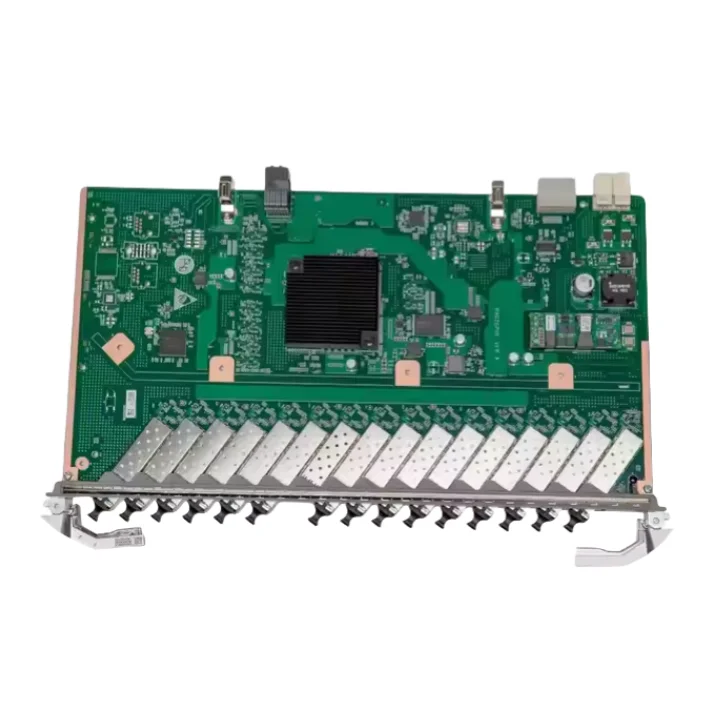 GPUF 16-Port GPON Class B+ Interface Card SFP Module (SC/PC Connector) 20km SMF 1:128 Split Ratio MA5800 OLT FTTH 5G Network-boxintelecom