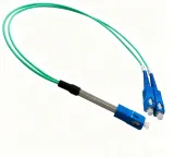 SC/UPC 1x2 PLC Fiber Optic Splitter - Telecom Grade ABS Mini Type Optical Splitter for FTT