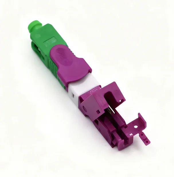 FTTH SC/APC Fast Connector - Telecom Grade Pre-Embedded Fiber Quick Connector for Drop Cab