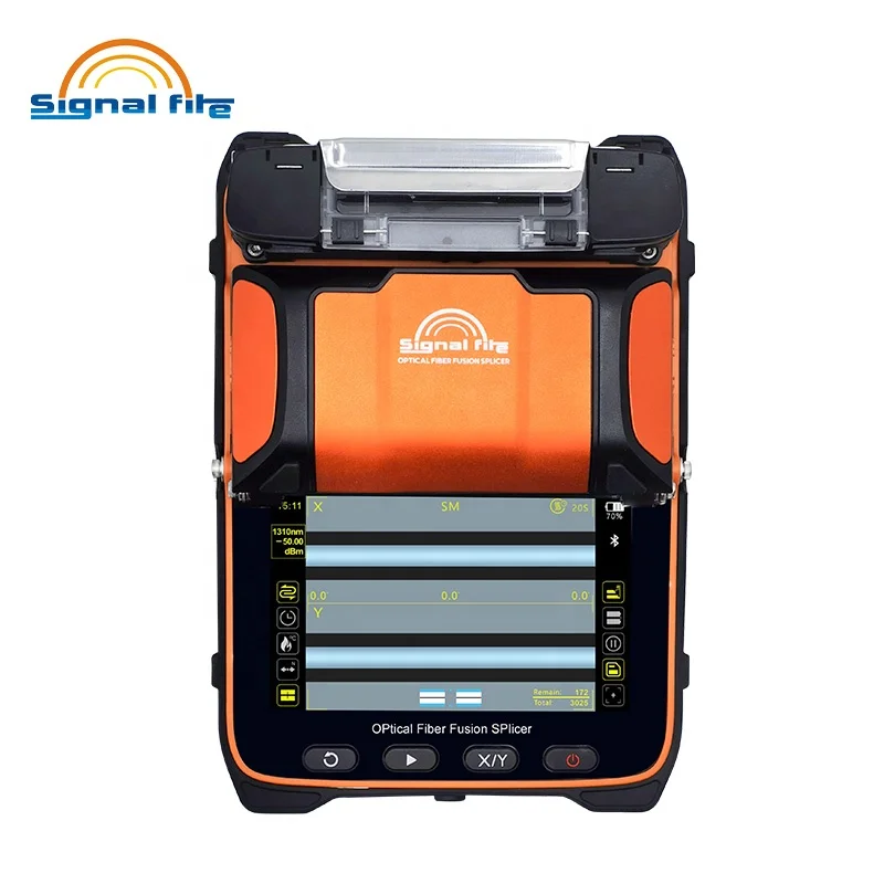 Al-90 Ai9 Six Motors Fiber Optic Equipment  Fiber Optic Welder signal Fire Optical  fusion Splicer-boxintelecom