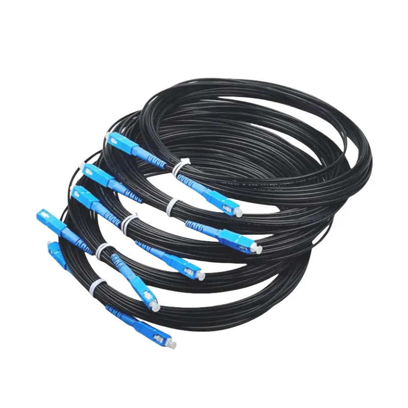 Wire Fiber Optic Pigtail 1M LC UPC SM FTTH Outdoor Drop Cable-boxintelecom