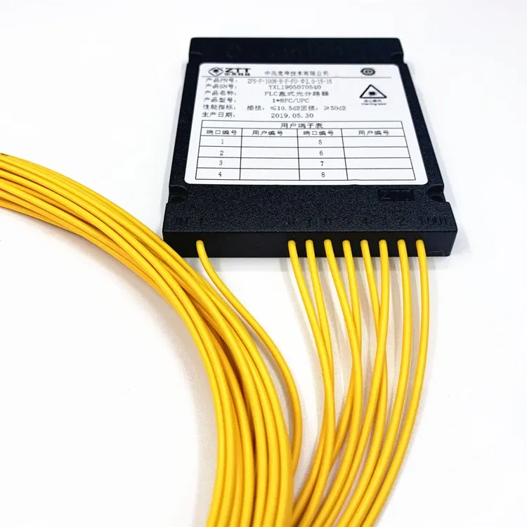 Newest Custom Plc Splitter Plc Splitter 1x8 Fc/upc 1x8 Fiber Optic Plc Splitter-boxintelecom