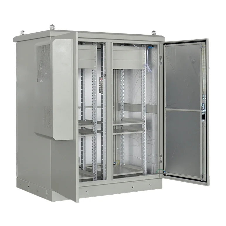 RH IP55 Outdoor Telecom Power Enclosure 1500W 19 Rack Steel Metal Shelter Aluminum Alloy Electronics Stand Galvanized Stainless-boxintelecom