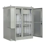 RH IP55 Outdoor Telecom Power Enclosure 1500W 19 Rack Steel Metal Shelter Aluminum Alloy E